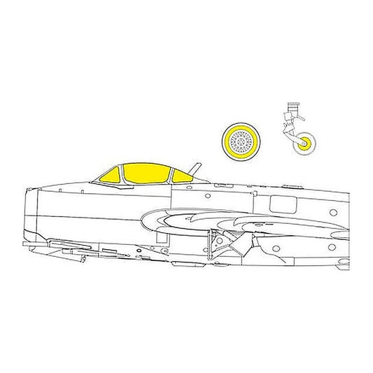 eduard ex776 1 48 mask mig 15bis tface for bronco hobby 2000