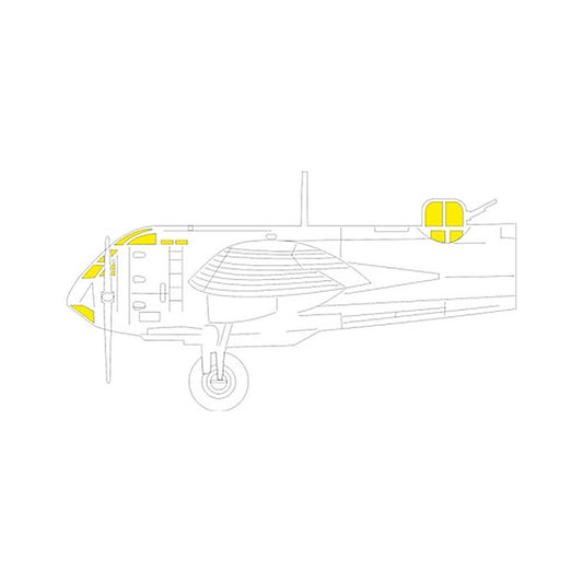 eduard ex780 1 48 mask blenheim mk i tface canopy mask set for air
