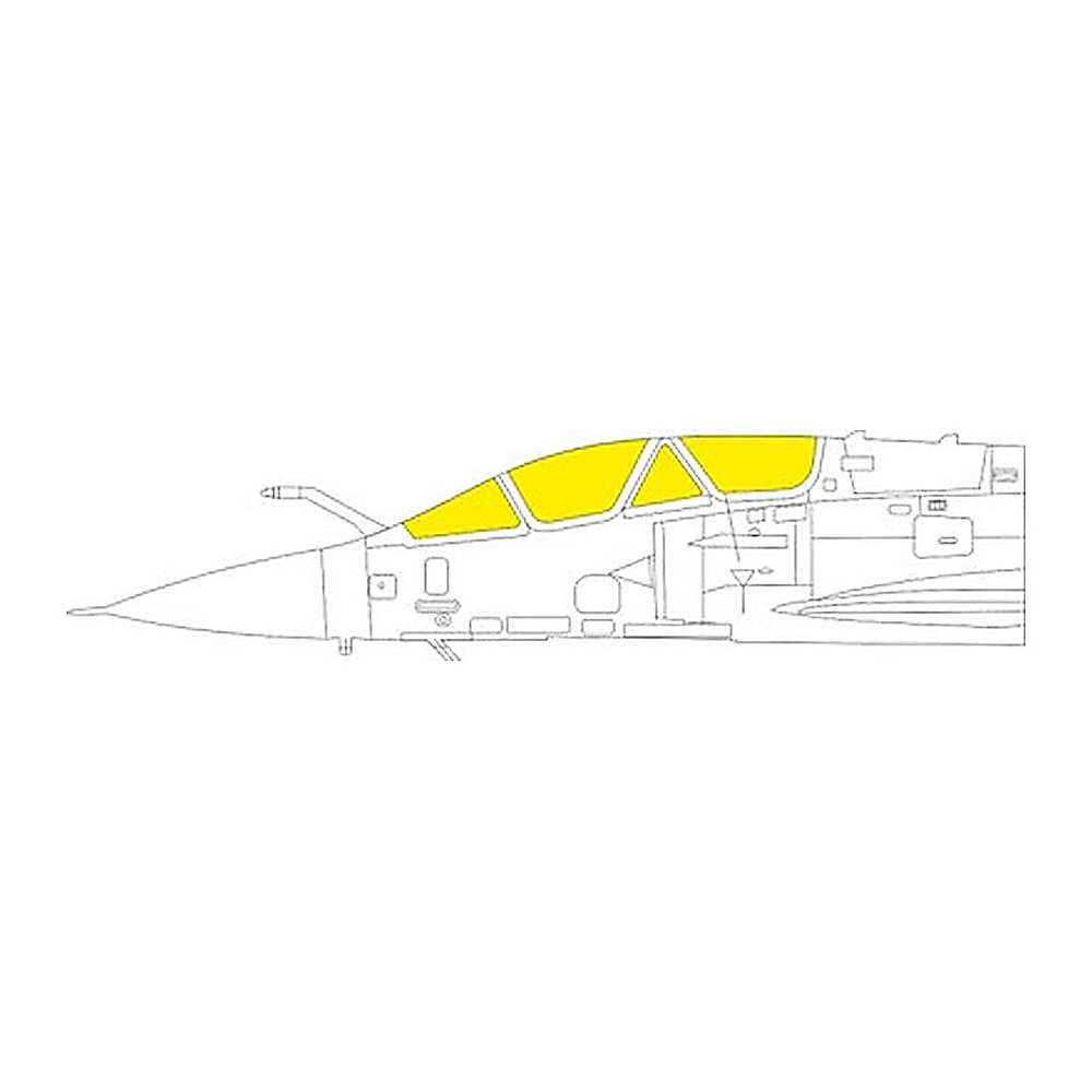 eduard ex807 1 48 mask mirage 2000d tface canopy mask set for kin