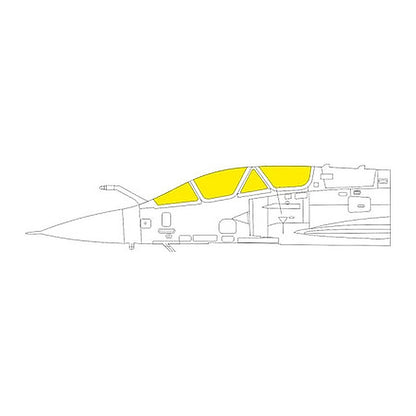 eduard ex807 1 48 mask mirage 2000d tface canopy mask set for kin