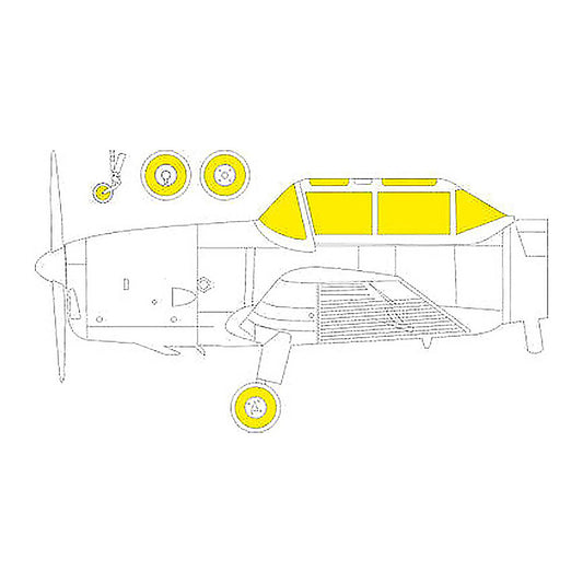 eduard ex809 1 48 mask chipmunk t10 for air canopy mask set