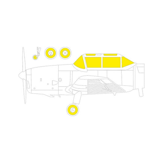 eduard ex810 1 48 mask chipmunk t10 tface canopy mask set for air