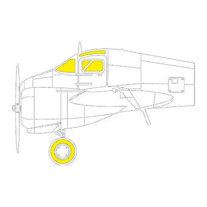 eduard ex815 1 48 mask at9 jeep for dwn canopy mask set
