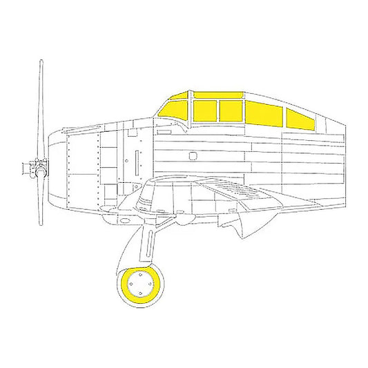 eduard ex832 1 48 mask p35 tface canopy mask set for dwn