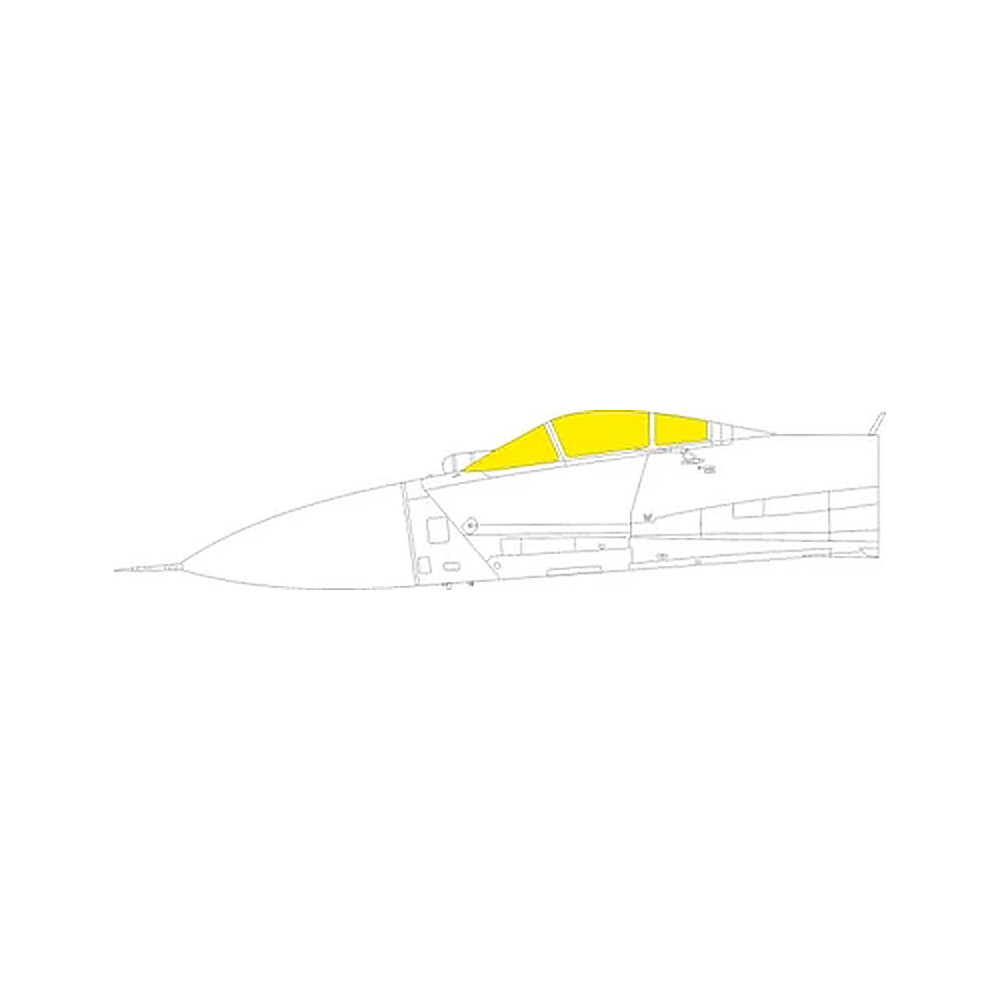 eduard ex839 1 48 mask su27 tface canopy mask set for lnr
