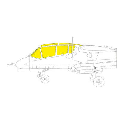 eduard ex847 1 48 mask ov 10d tface canopy mask set for icm