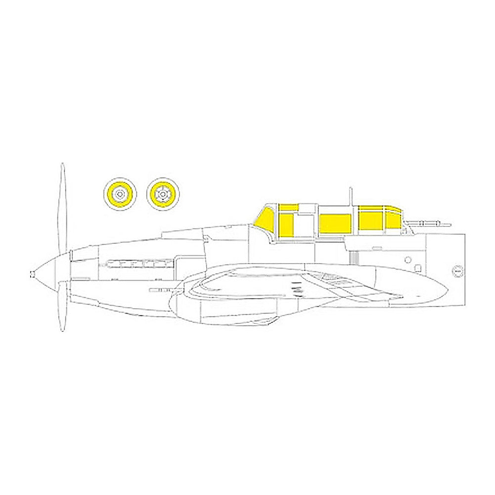 eduard ex857 1 48 mask il2 mod 1943 tface canopy mask set for zve