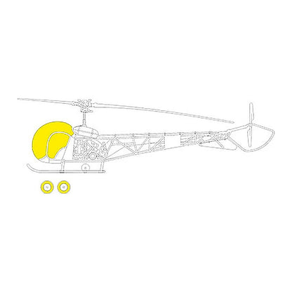 eduard ex860 1 48 mask oh13 for itl canopy mask set
