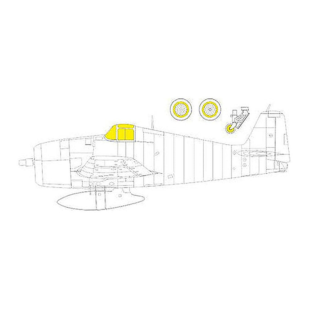 eduard ex866 1 48 mask f6f 5 tface canopy mask set for eduard
