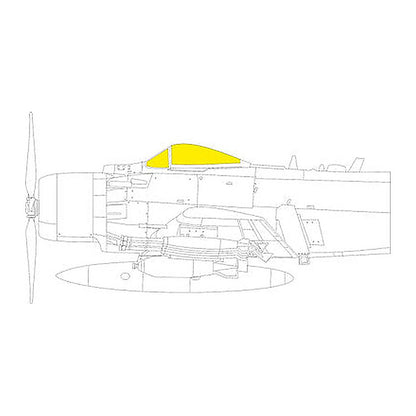 eduard ex871 1 48 mask a1j tface canopy mask set for tamiya