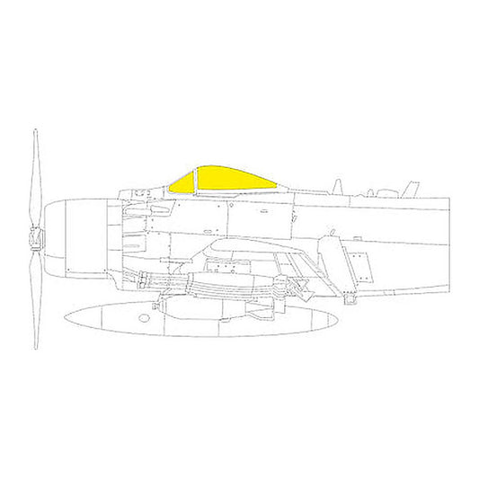 eduard ex871 1 48 mask a1j tface canopy mask set for tamiya