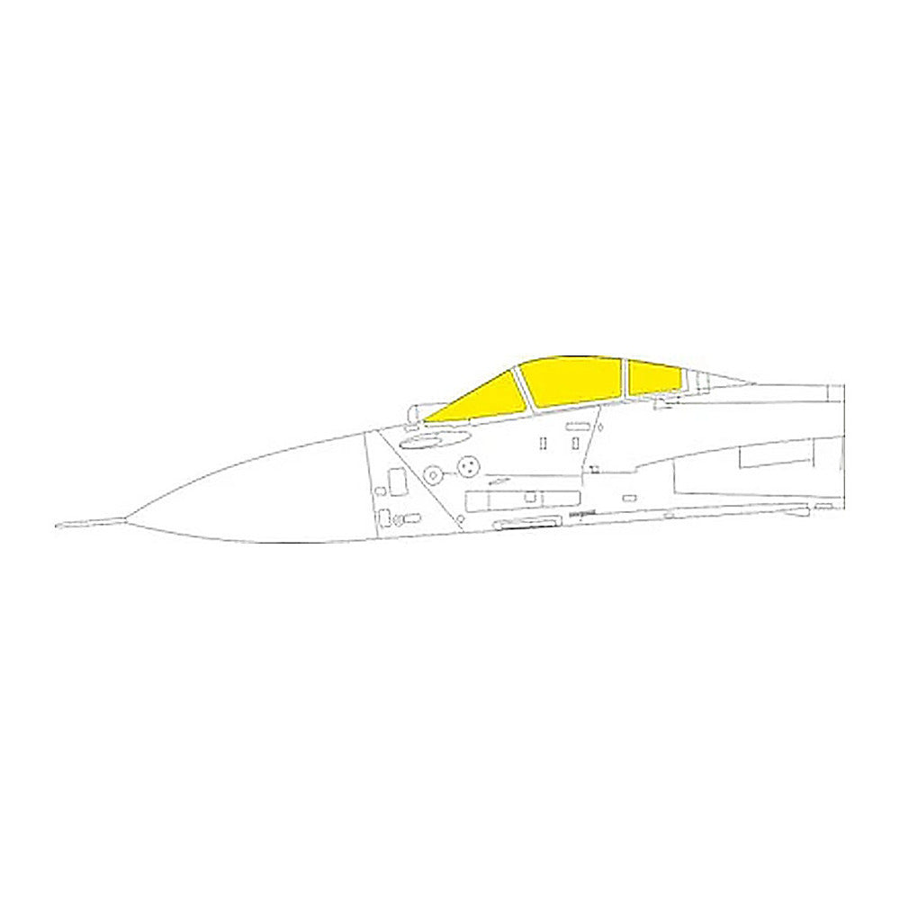 eduard ex873 1 48 mask su27k tface canopy mask set for mbs