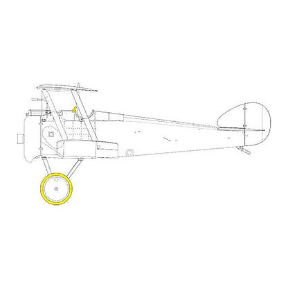 eduard ex879 1 48 mask sopwith camel for eduard canopy mask set