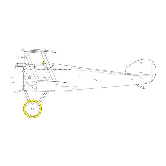 eduard ex879 1 48 mask sopwith camel for eduard canopy mask set