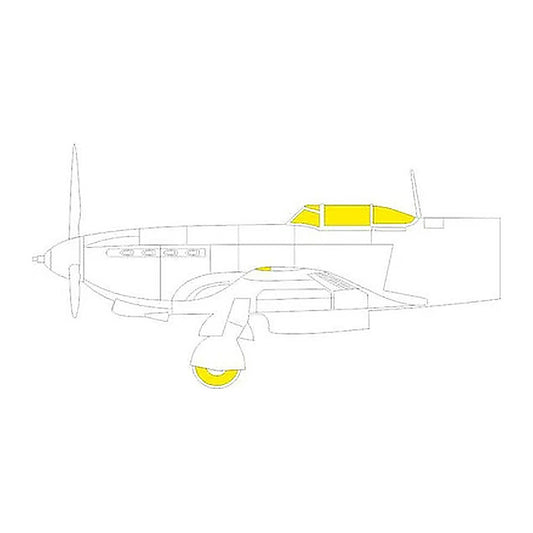 eduard ex890 1 48 mask yak 9d tface canopy mask set for zvezda