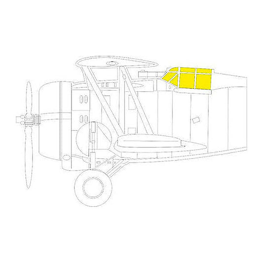 eduard ex892 1 48 mask f3f 2 tface canopy mask set for academy