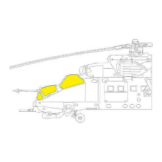 eduard ex896 1 48 mask mi 35m tface canopy mask set for zvezda