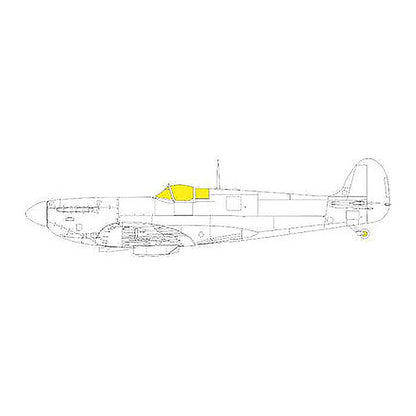 eduard ex897 1 48 mask spitfire mk xii for airfix canopy mask set