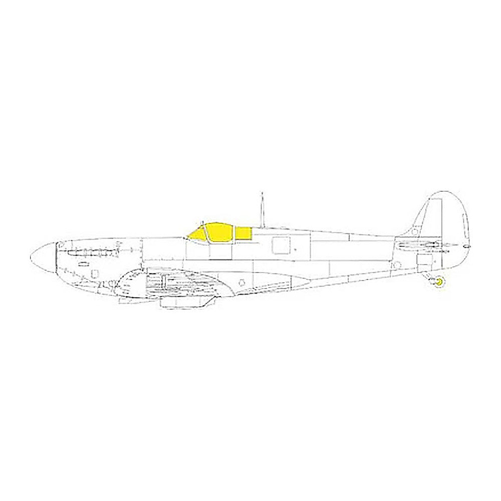 eduard ex898 1 48 mask spitfire mk xii tface canopy mask set for