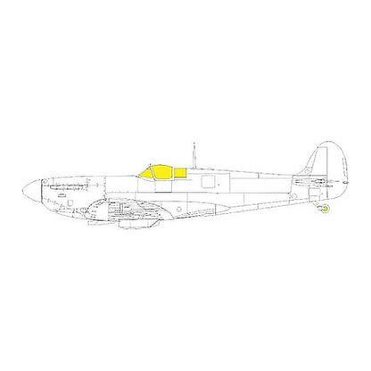 eduard ex898 1 48 mask spitfire mk xii tface canopy mask set for