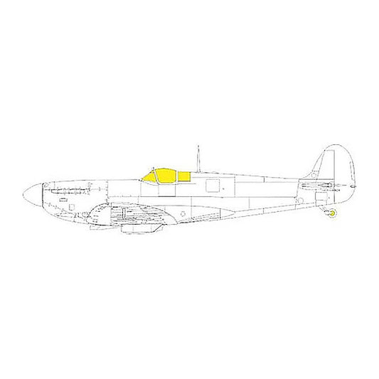 eduard ex898 1 48 mask spitfire mk xii tface canopy mask set for
