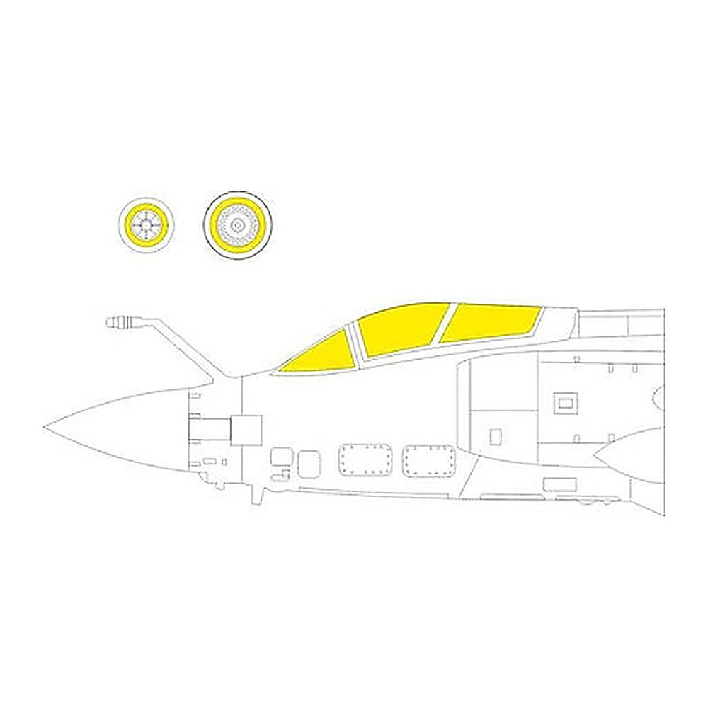 eduard ex907 1 48 mask buccaneer s 2c d tface canopy mask set for