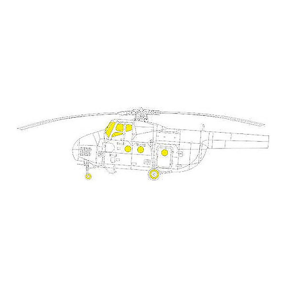eduard ex911 1 48 mask mi 4 tface canopy mask set for trumpeter