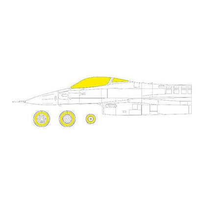 eduard ex919 1 48 mask f 16c block 25 42 for kinetic canopy mask set