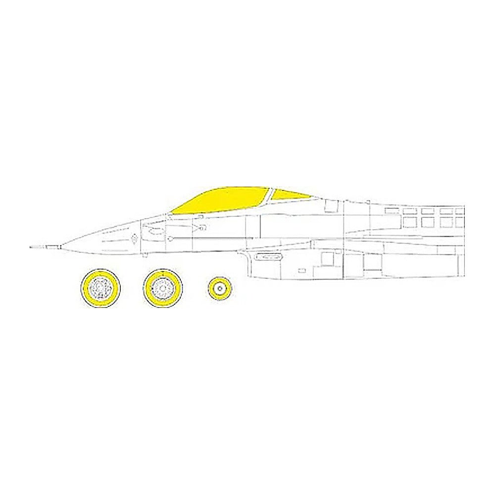 eduard ex930 1 48 mask f 16a mlu tface canopy mask set for kinetic