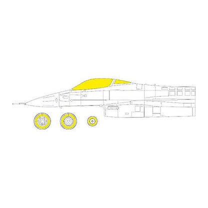 eduard ex930 1 48 mask f 16a mlu tface canopy mask set for kinetic