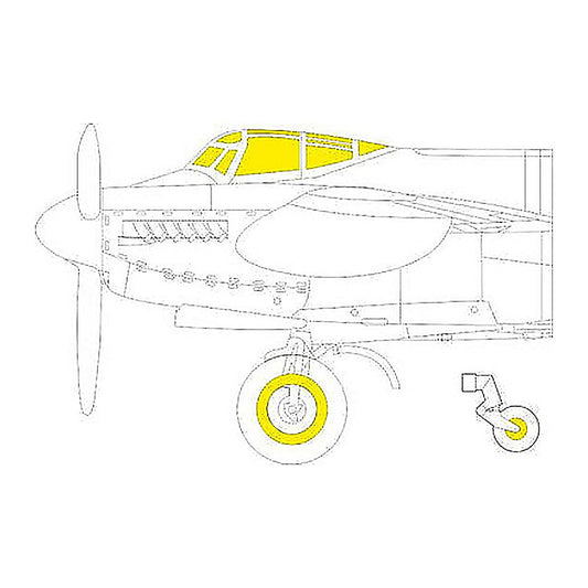 eduard ex938 1 48 mask mosquito b mk iv pr mk iv tface for tamiya