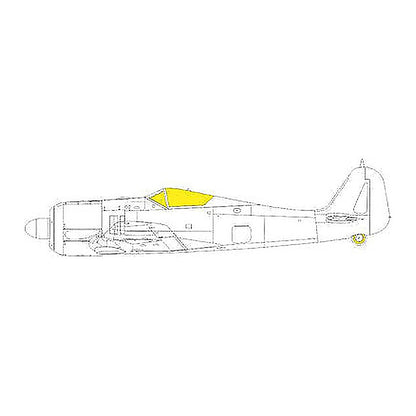 eduard ex939 1 48 mask fw 190a 4 for eduard canopy mask set