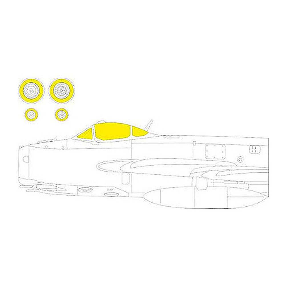 eduard ex958 1 48 mask mig 17f tface canopy mask set for ammo