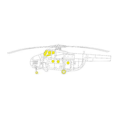 eduard ex960 1 48 mask mi 4a for trumpeter canopy mask set
