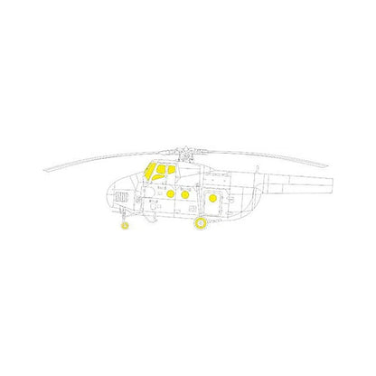 eduard ex961 1 48 mask mi 4a tface canopy mask set for trumpeter