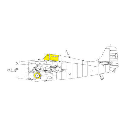 eduard ex965 1 48 mask fm 2 wilder cat wildcat tface for eduard