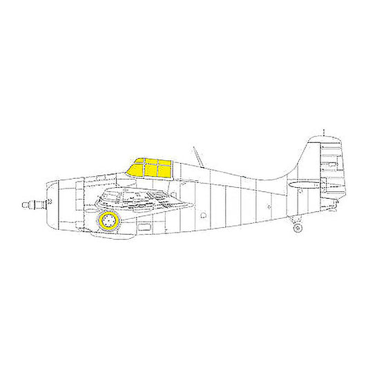 eduard ex965 1 48 mask fm 2 wilder cat wildcat tface for eduard