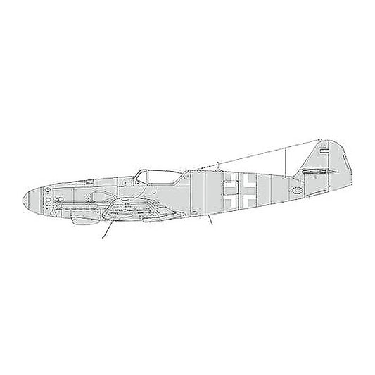 eduard ex985 1 48 bf 109k national insignia