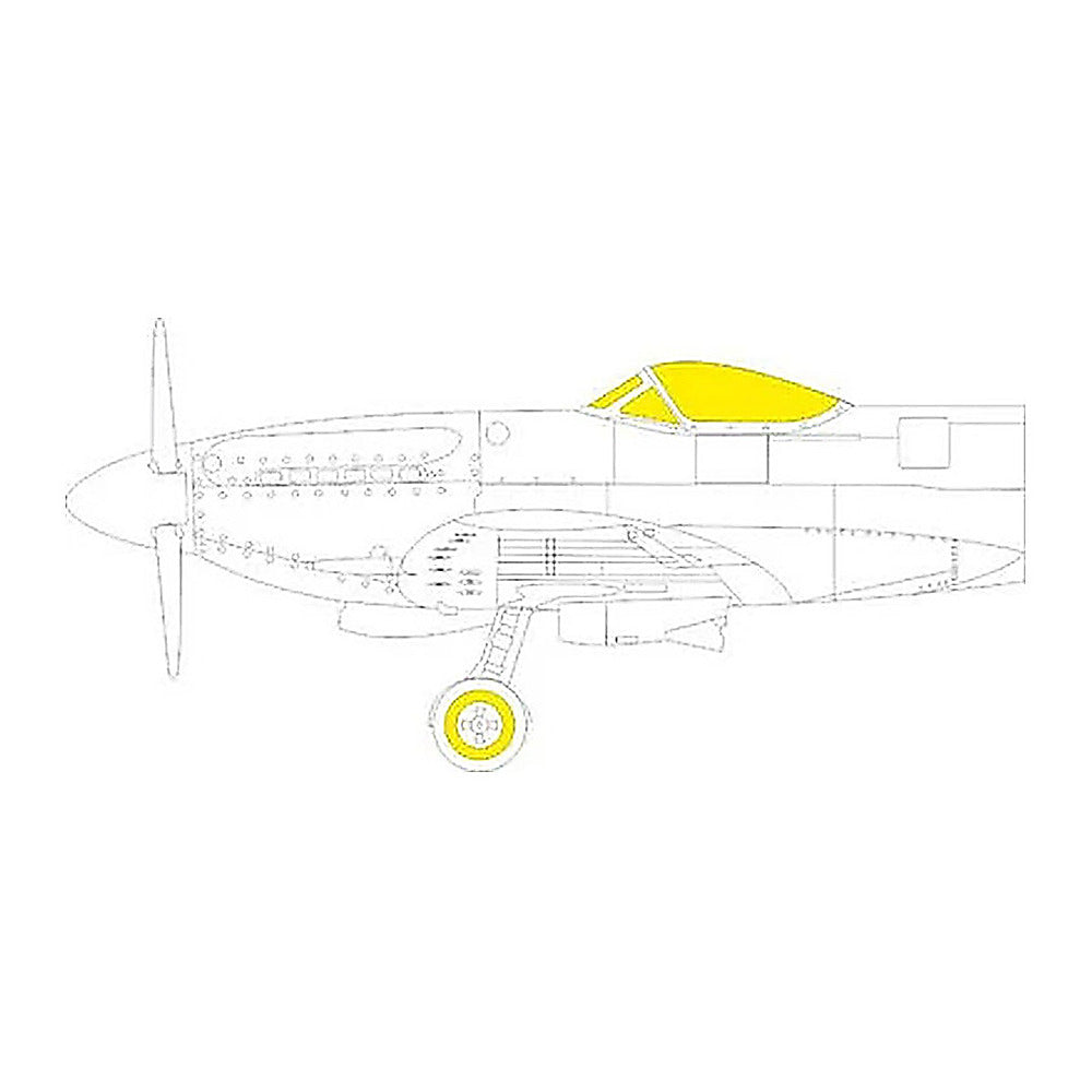 eduard ex992 1 48 seafire f xvii tface canopy mask set mask
