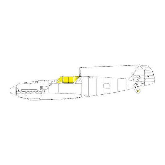 eduard ex995 1 48 bf 109e 4 tface canopy mask set mask