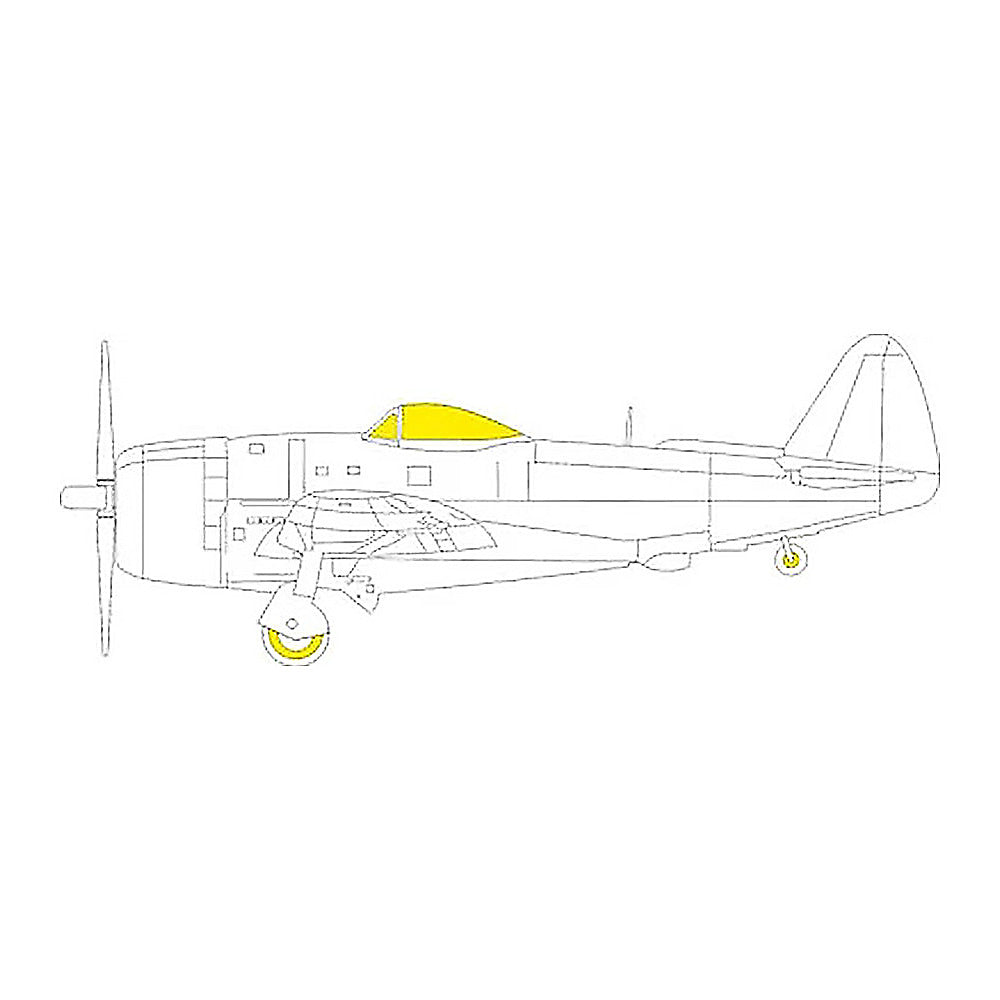 eduard ex998 1 48 p 47d 25 tface canopy mask set masks