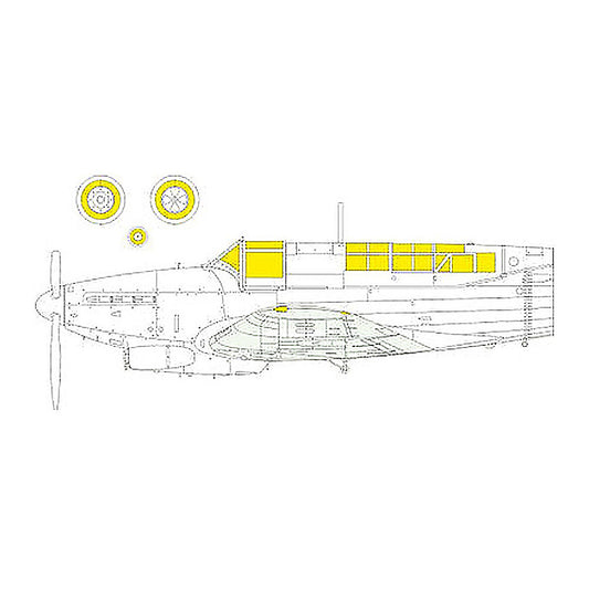 eduard ex999 1 48 fulmar mk i tface canopy mask set masks