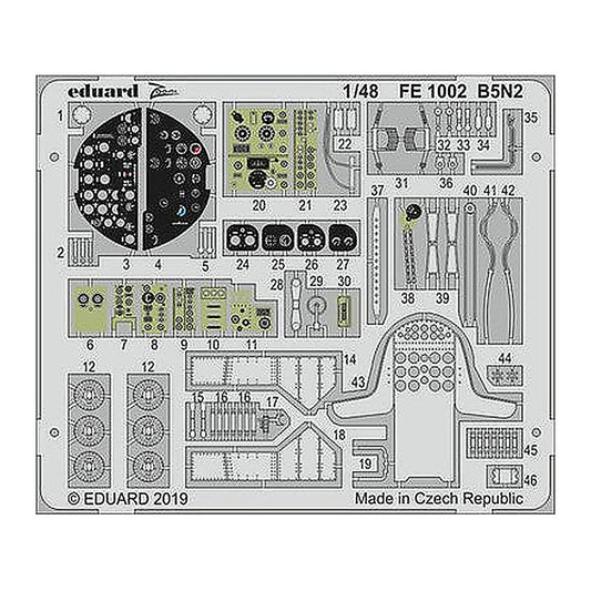 eduard fe1002 1 48 for hasegawa photo etch detail set