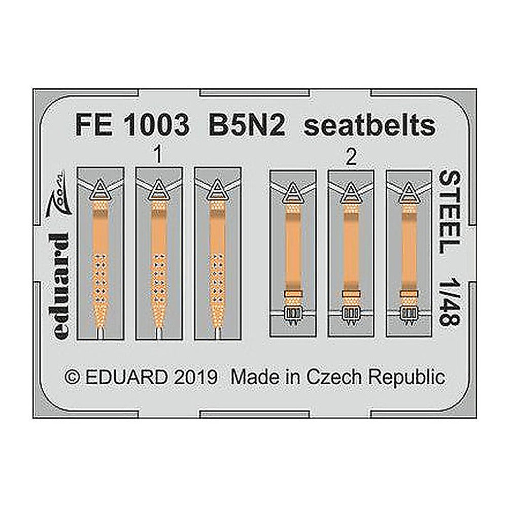 eduard fe1003 1 48 seatbelts steel for hasegawa