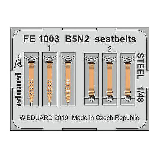 eduard fe1003 1 48 seatbelts steel for hasegawa