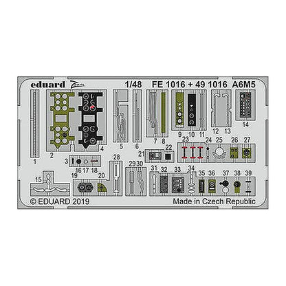 eduard fe1016 1 48 for tamiya photo etch detail set