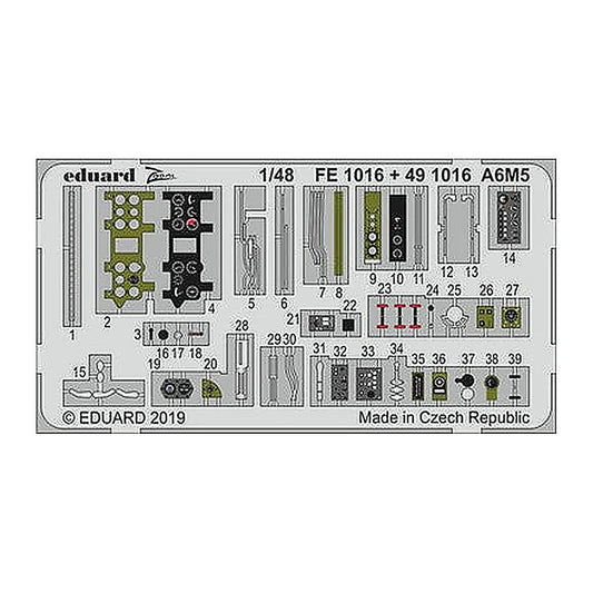 eduard fe1016 1 48 for tamiya photo etch detail set