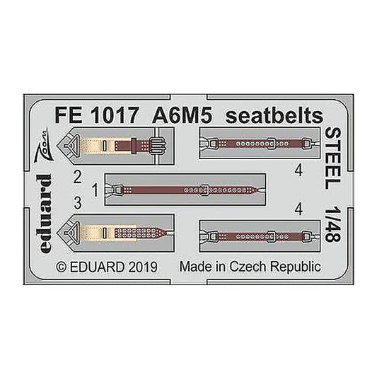 eduard fe1017 1 48 seatbelts steel for tamiya