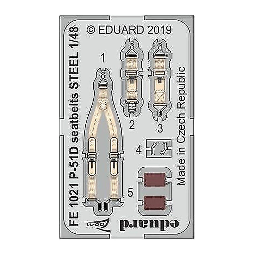 eduard fe1021 1 48 p 51d seatbelts steel for eduard