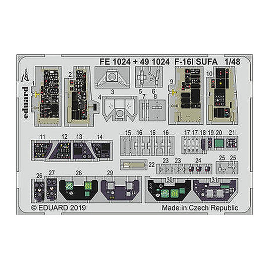 eduard fe1024 1 48 f 16i sufa 1 48